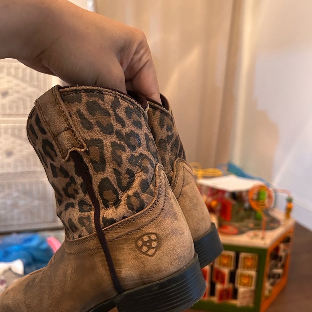 Ariat Leopard Print Ankle Boots